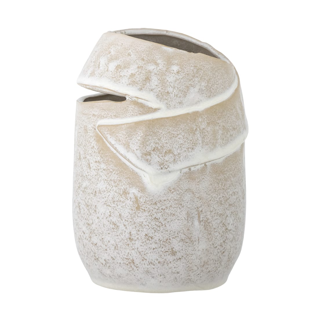 82058442 - Abeera Vase, Nature, Stoneware STOCK: 6
