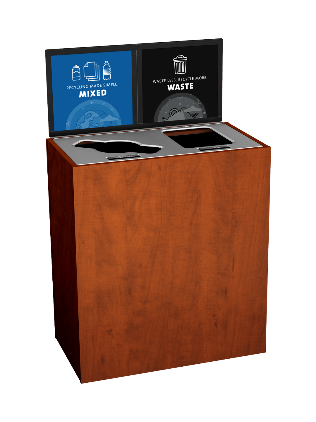 ARISTATA - Double - Kit - Mixed Recyclables-Waste - Mixed-Full - Midsummer Flame