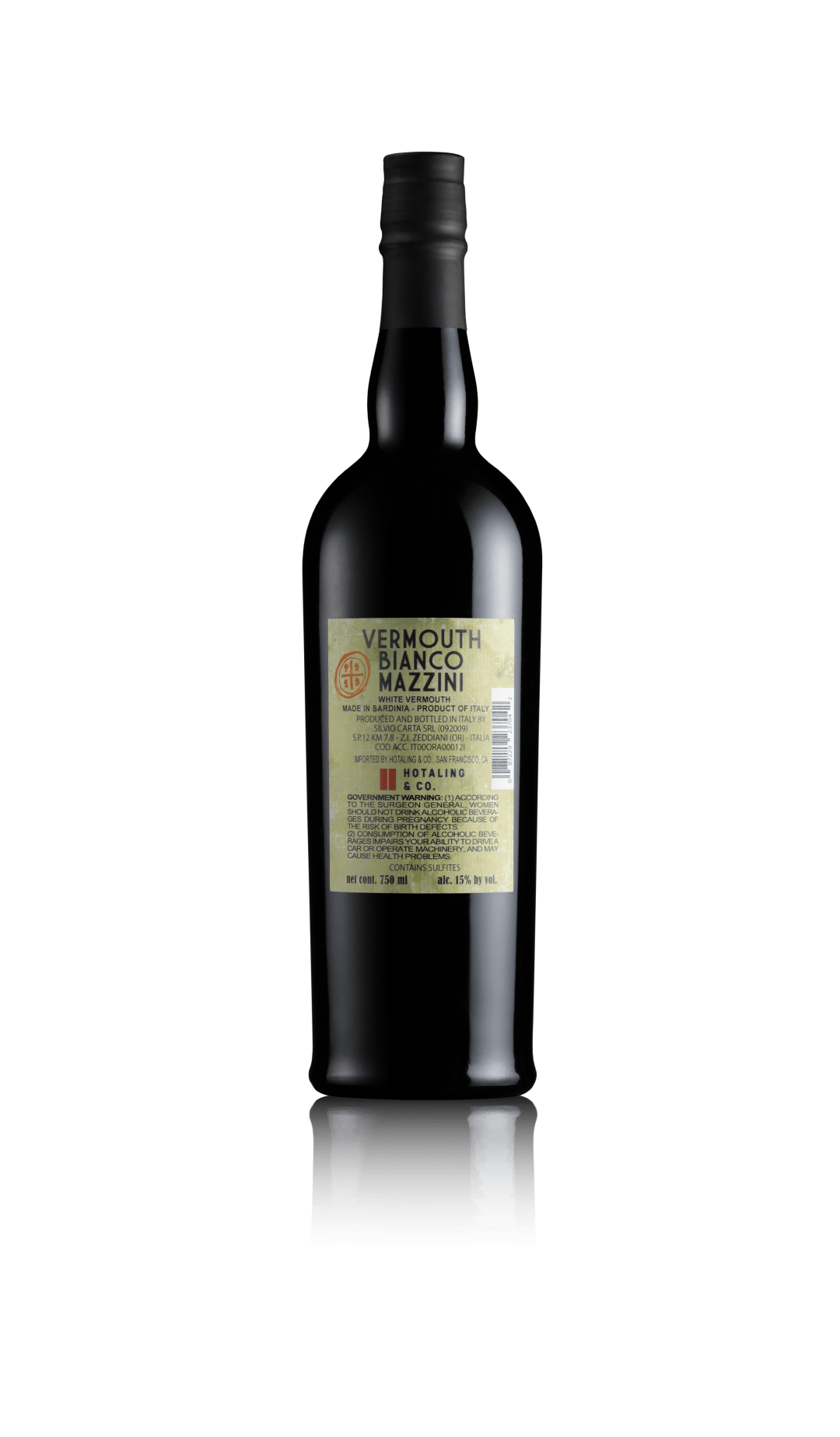 Silvio Carta Vermouth Mazzini Bianco 750 mL