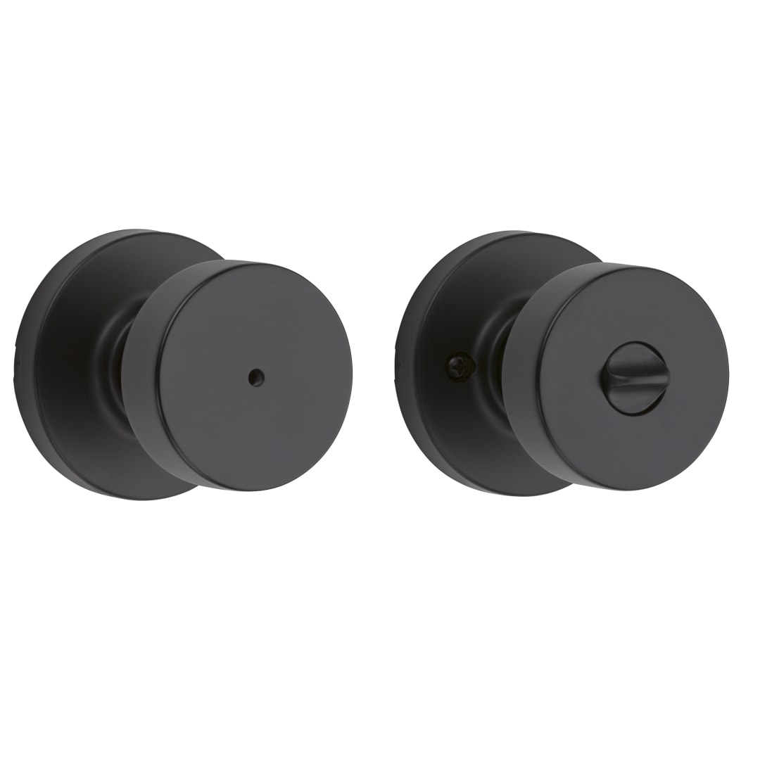 Cambie Privacy Knob (Round) in Matte Black