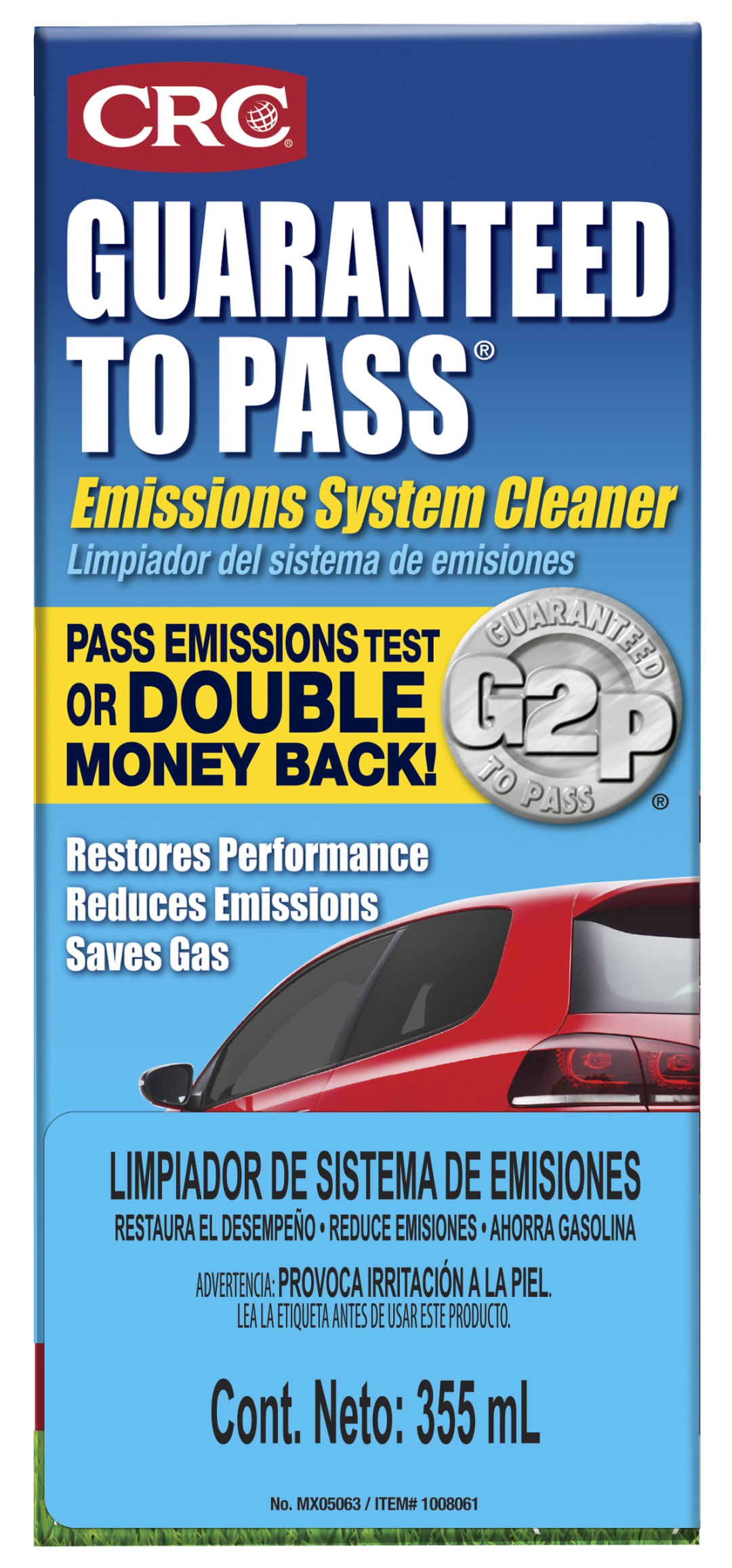 CRC Guaranteed To Pass Emissions System Clnr (S/E) 1X354ML