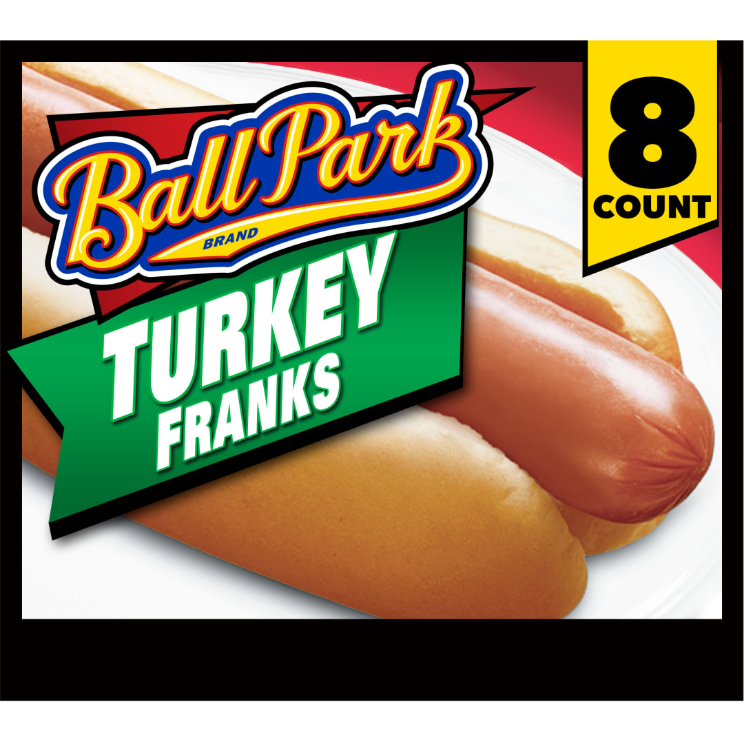 Ball Park Turkey Hot Dogs, 8 Count
