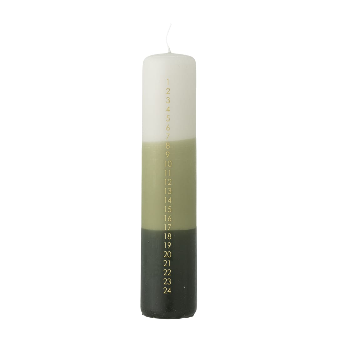 82068415 - Dip Dye Candle, Green, Paraffin STOCK: 263