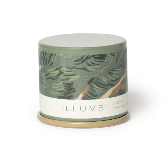4536400300 - Hinoki Sage Demi Vanity Tin Candle, Green, STOCK: 169