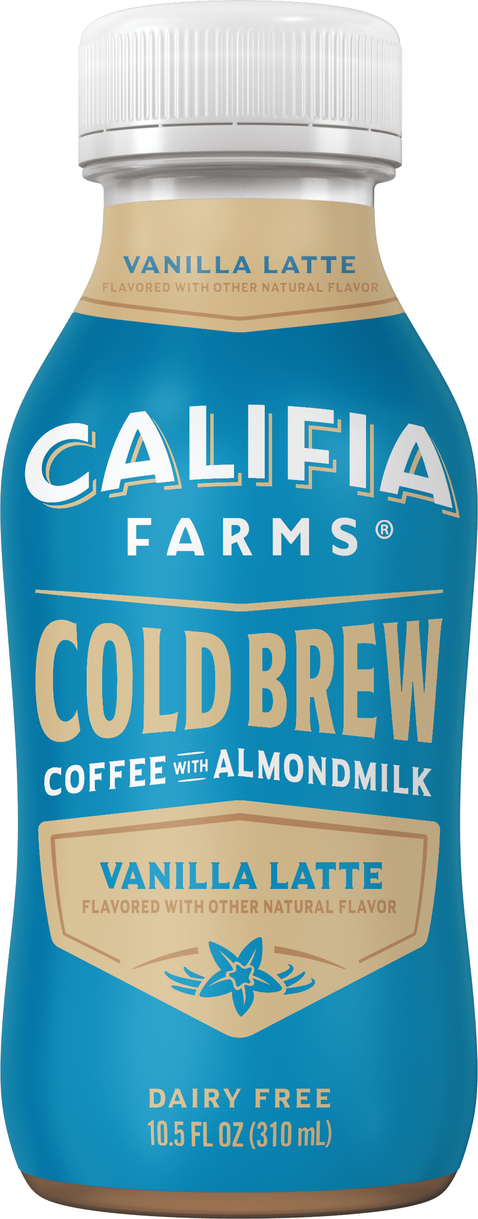 Vanilla Latte Cold Brew Coffee with Almond Milk