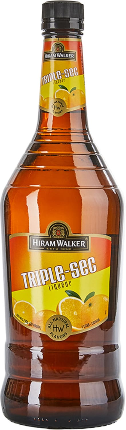 Hiram Walker Triple Sec Liqueuer, 1 L Bottle, 30 Proof