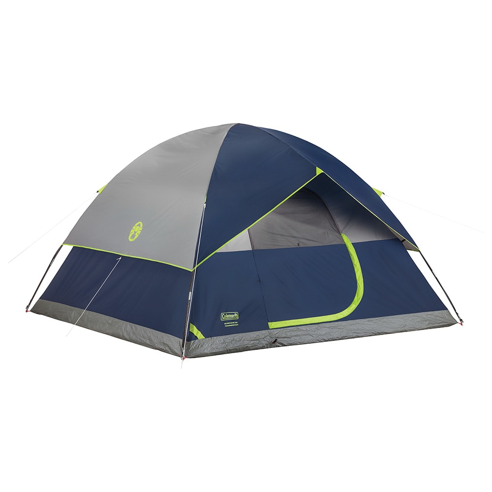 Coleman Casa de Campaa Sundome, Casa de Acampar, Resistente a Lluvia y Viento, Capacidad para 6 Personas, Verde