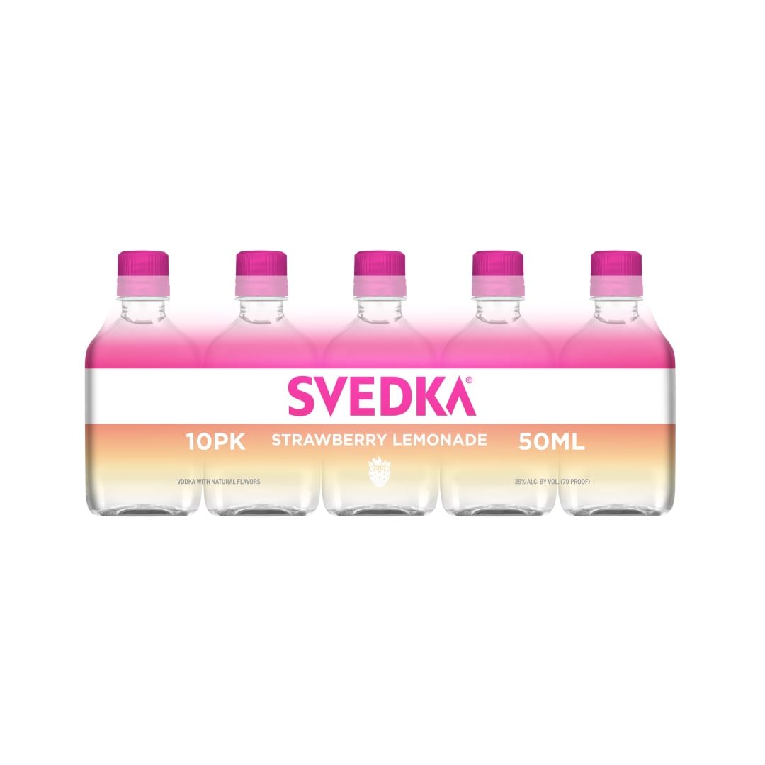 Svedka Strawberry Lemonade Vodka 10 Pack 50ml 70 Proof