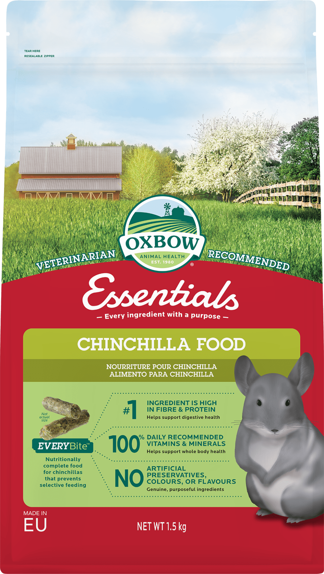 Oxbow Essentials Chinchilla - 1.5kg