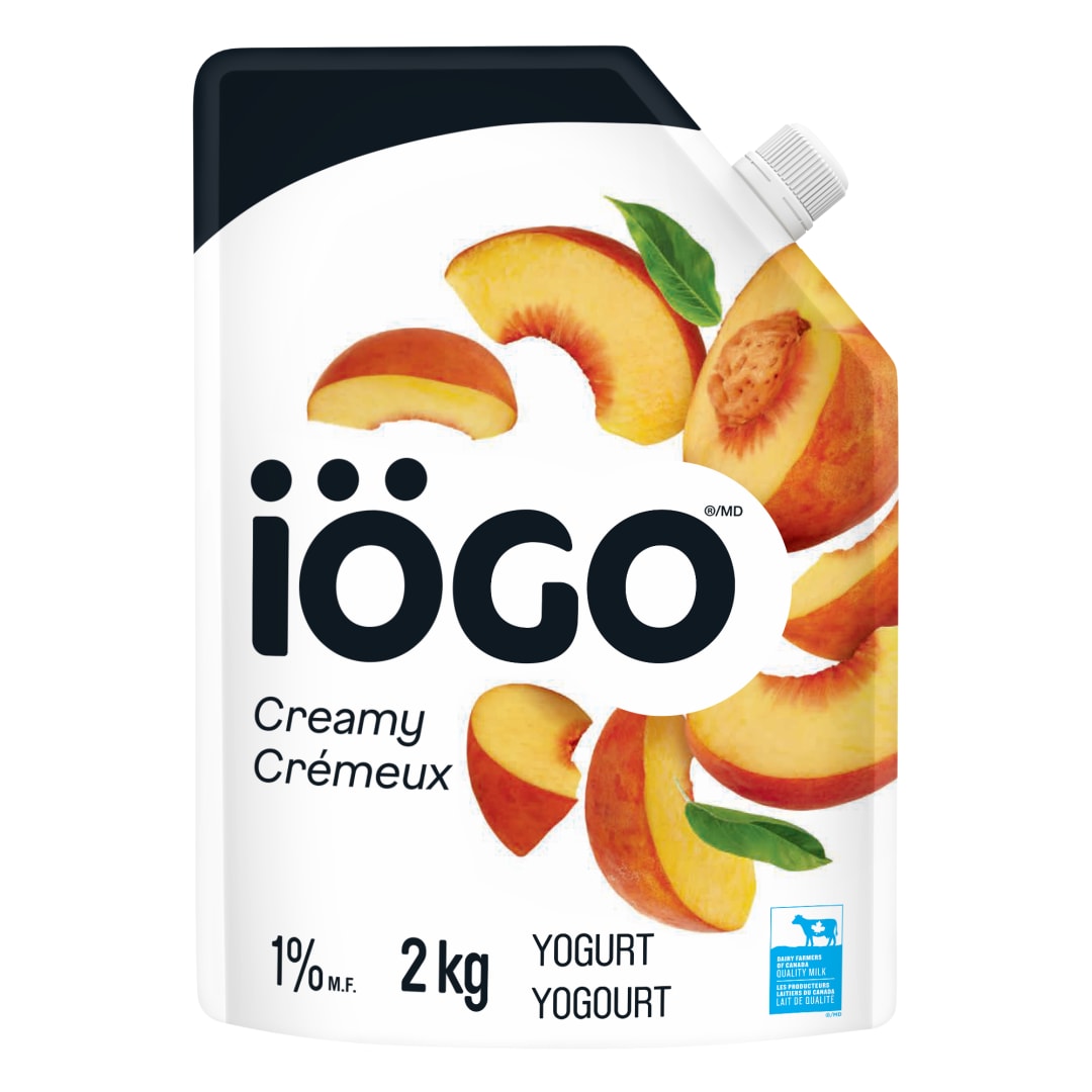 iÖGO Peach Yogurt Pouch 1%