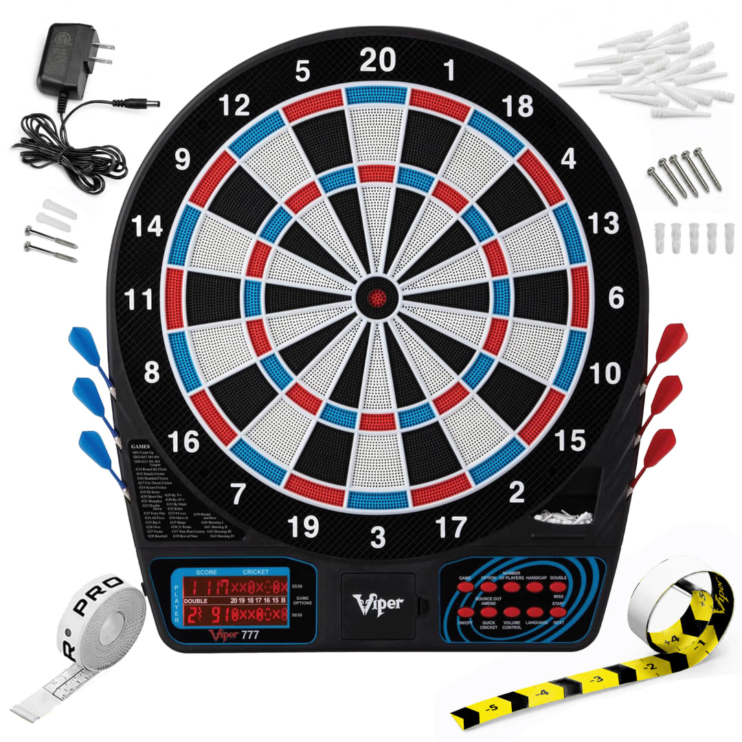 Viper 777 Electronic Dartboard, 15.5" Regulation Target