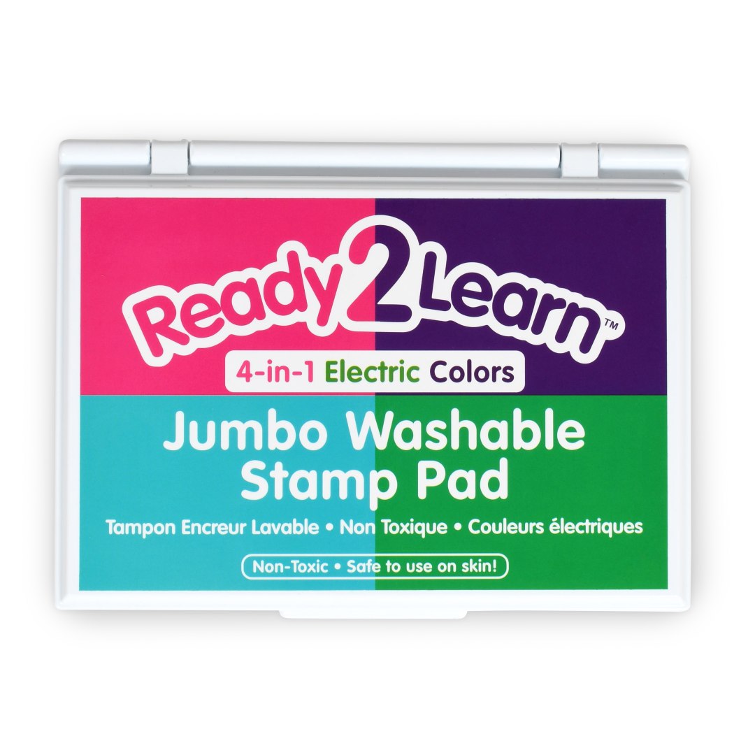 Jumbo Washable Stamp Pad - 4-in-1 - Electric