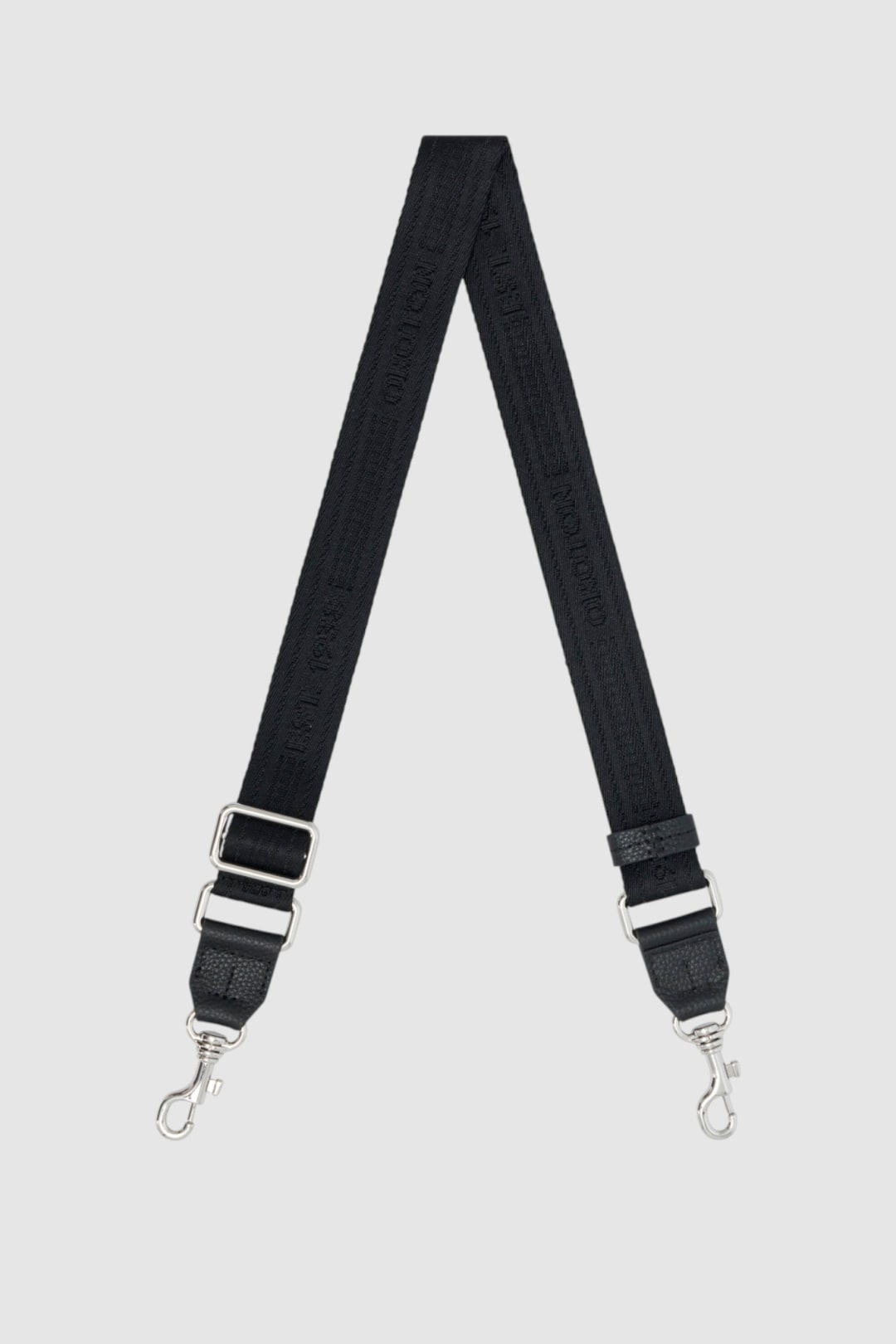 Heather Narrow Silver Webbing Strap