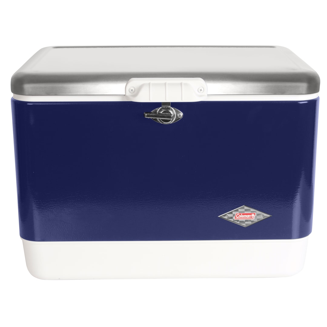 VI SB COOLER 54QT 6155 STEEL/W/BLUE C1
