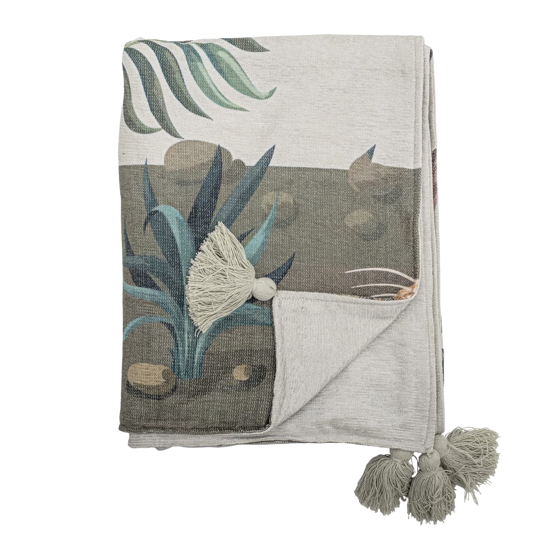 82066563 - Peacock Throw, Green, Polyester STOCK: 300