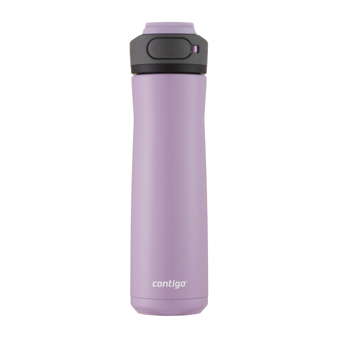 Contigo®Cortland Chill 2.0, Botella de Agua de Acero Inoxidable de 710 ml (24 oz) con Tapa AUTOSEAL, Purpura