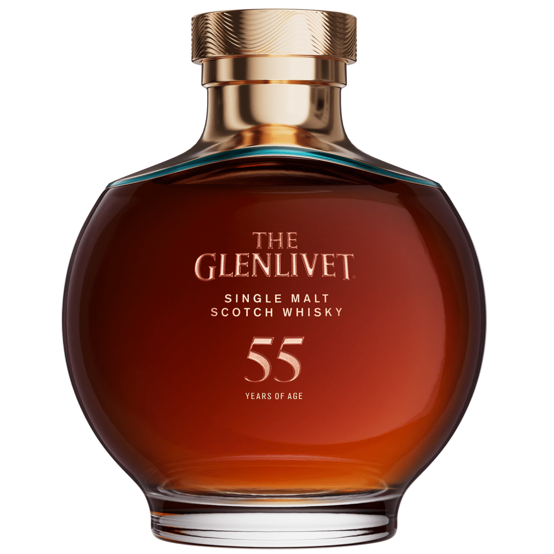 The Glenlivet 55 Years Old Single Malt Scotch Whisky, 750 ml Bottle, 84.4 Proof