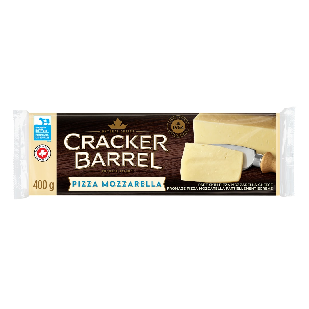 Cracker Barrel Part Skim Pizza Mozzarella Cheese, 400g