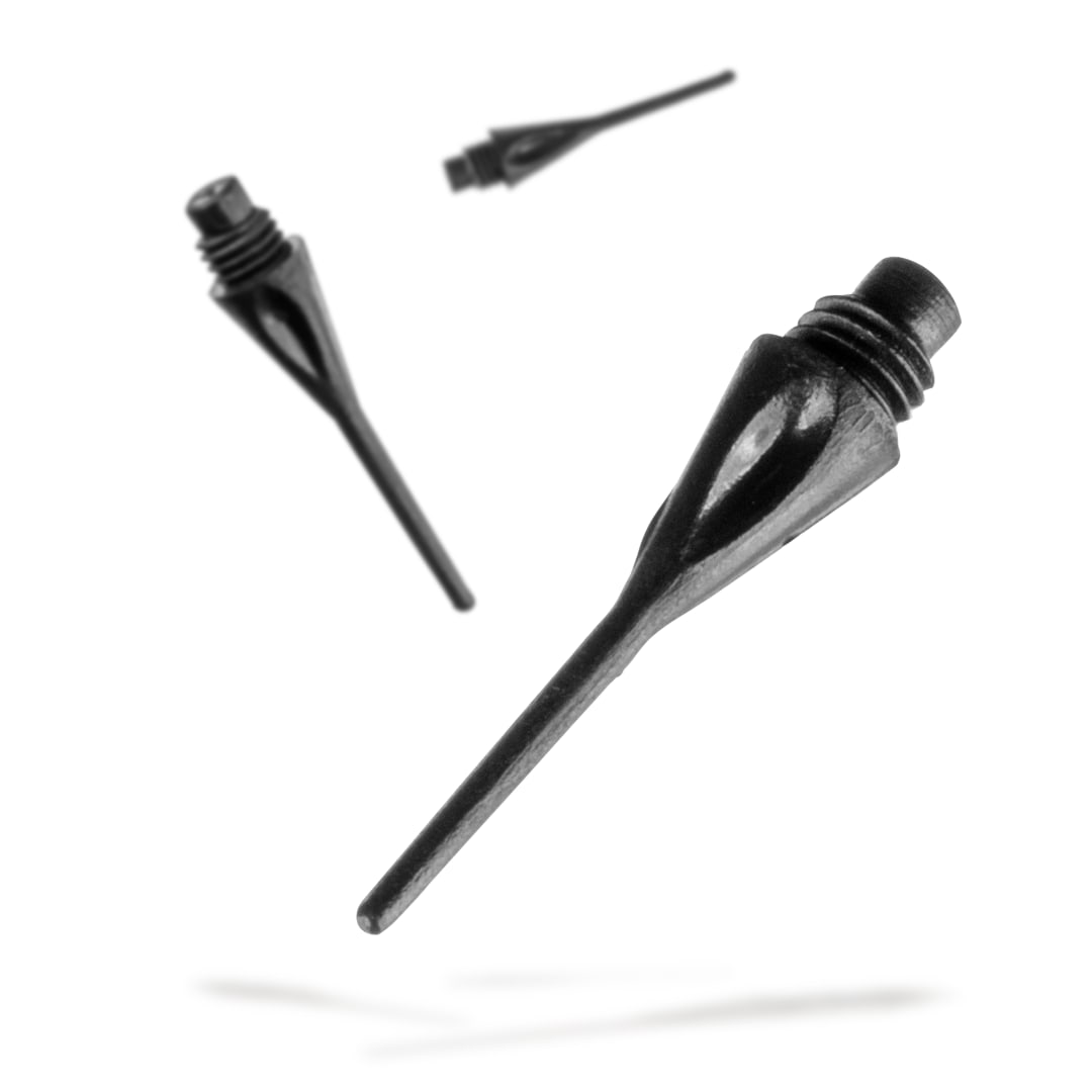 Viper Diamond Tips 1/4" Black 500Ct Soft Dart Tips