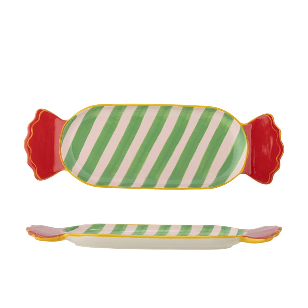 82072359 - Caramella Serving Plate, Multi, Stoneware STOCK: 300