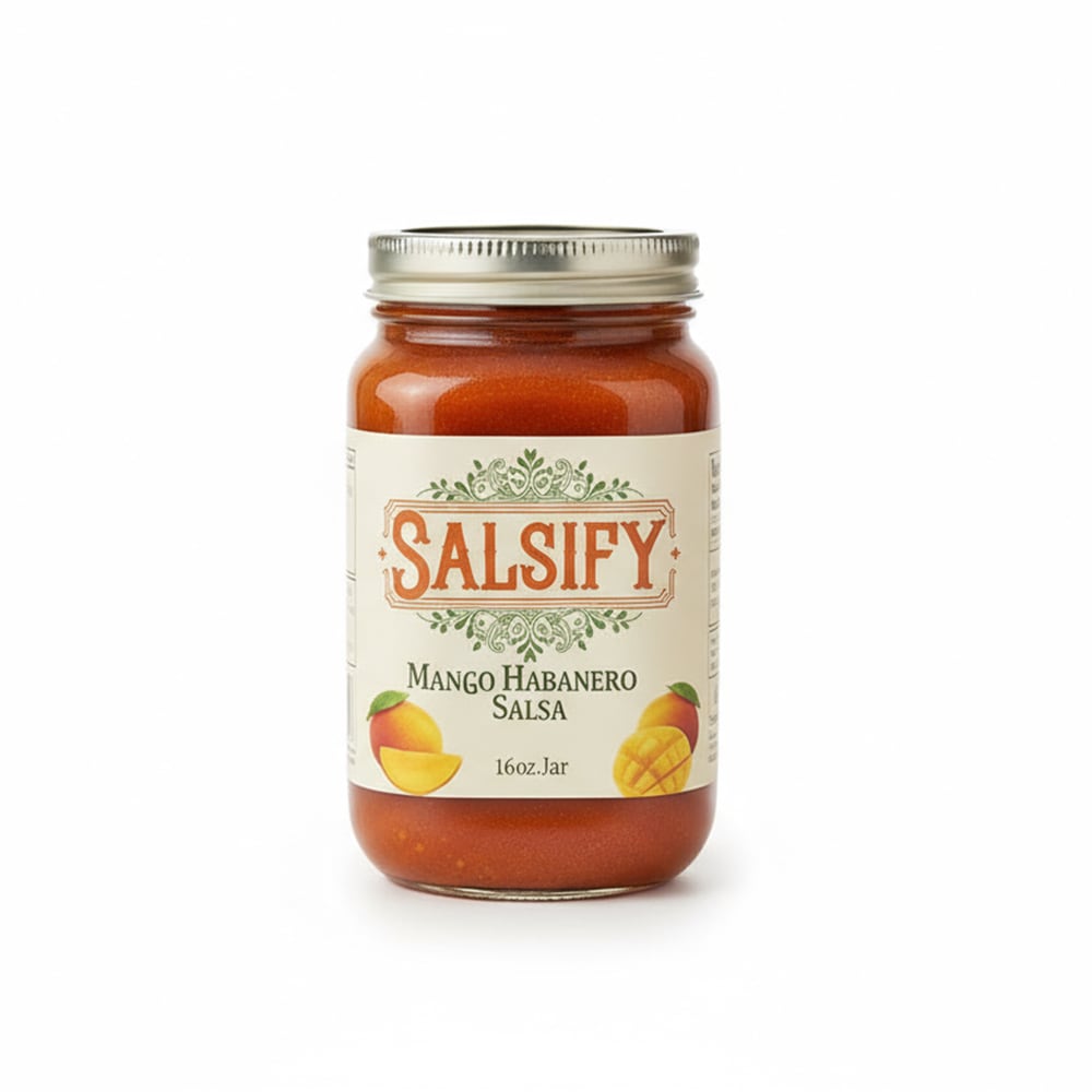 Salsify Mango Habanero Salsa, 16oz Jar
