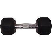 Rubber Hex Dumbbell - 8 Lbs.