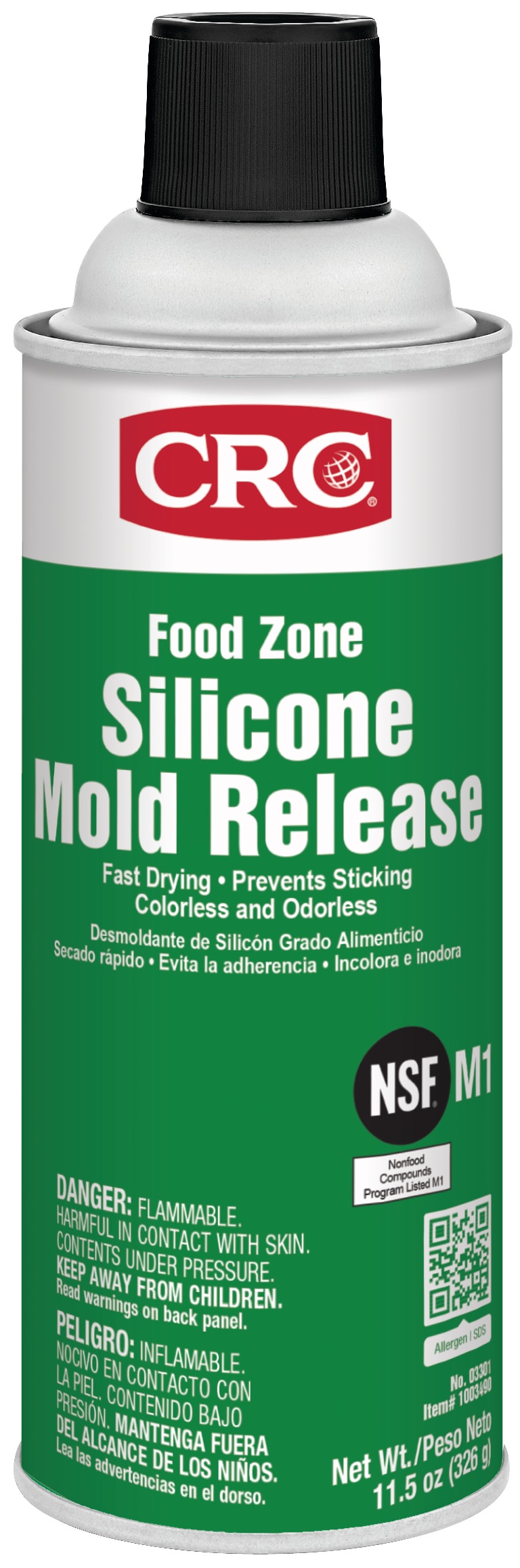 CRC Food Grade Silicone Mold Release 1X11.5OZ