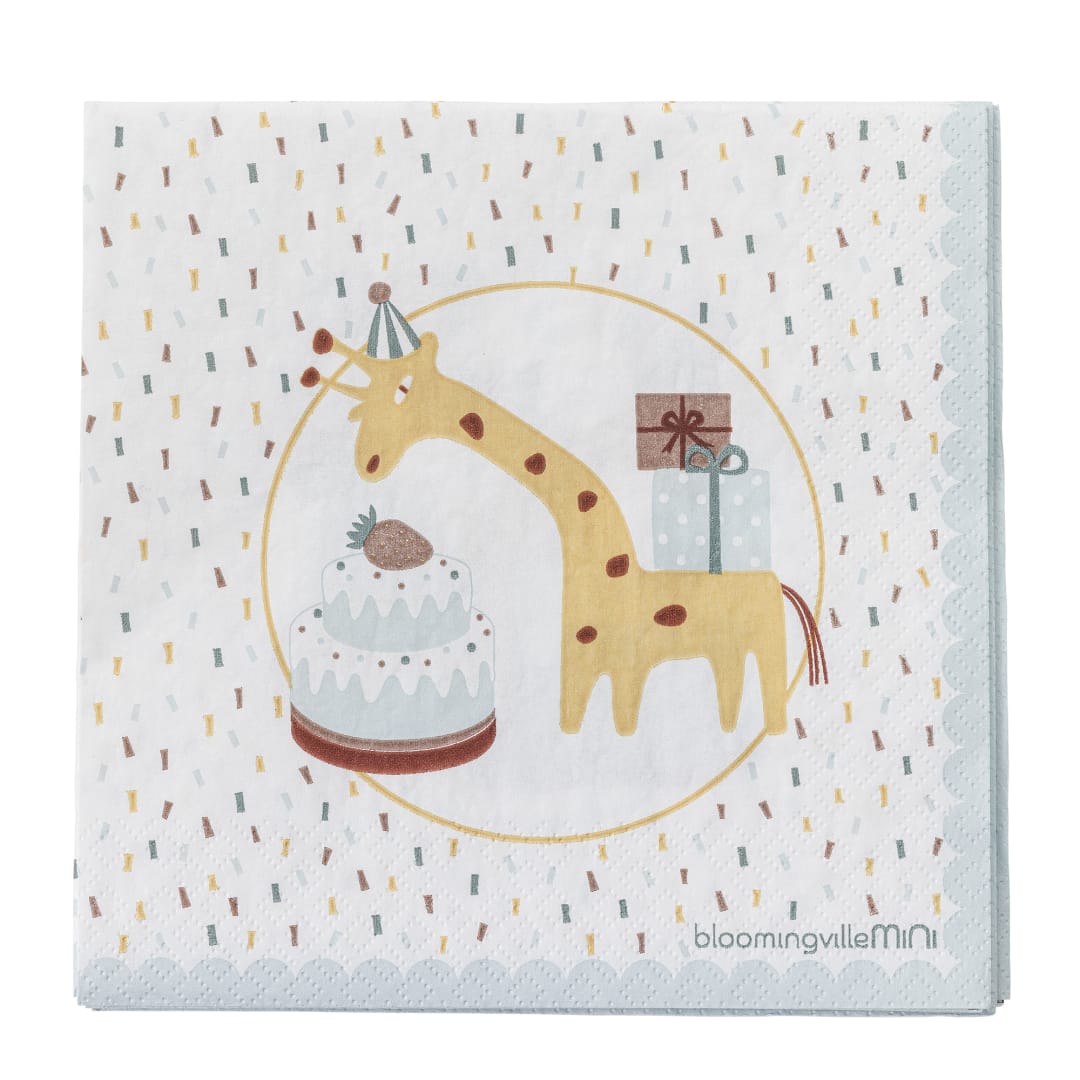 82063089 - Celebrate Napkin, Blue, FSC®Mix, Paper STOCK: 265