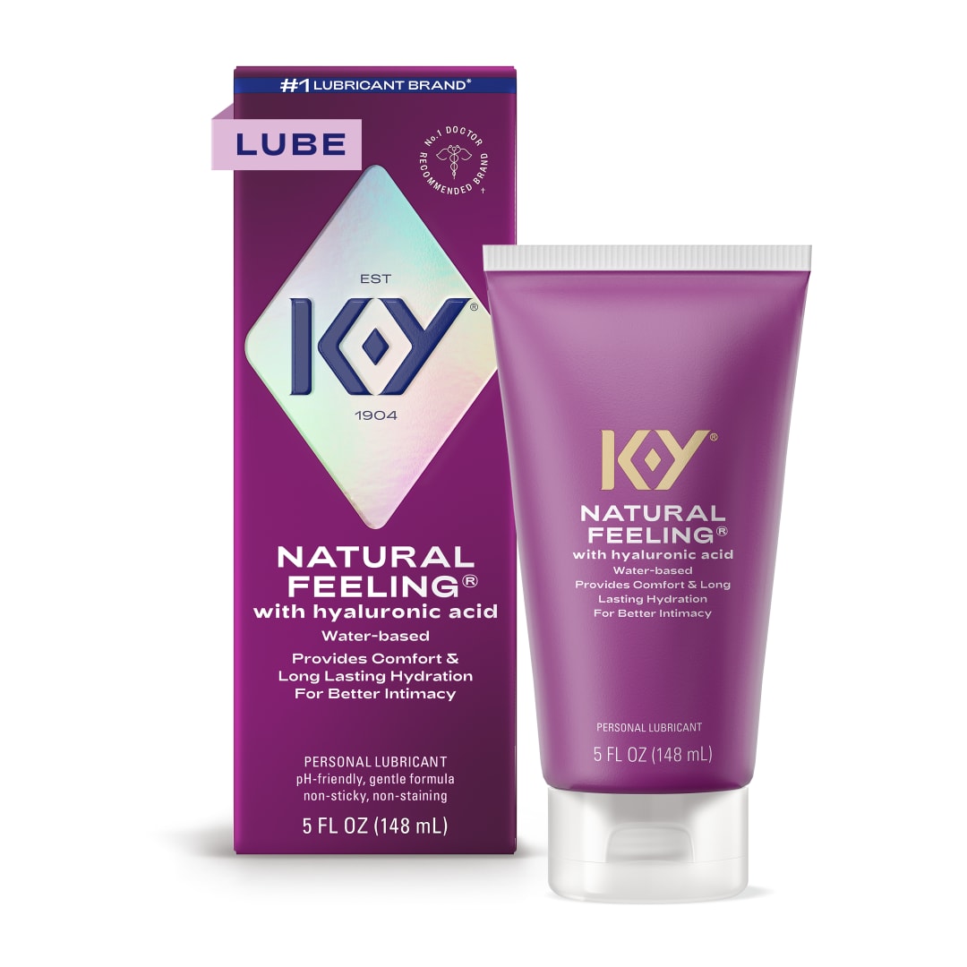 K-Y® Natural Feeling with Hyaluronic Acid Lubricant 72/5 oz.