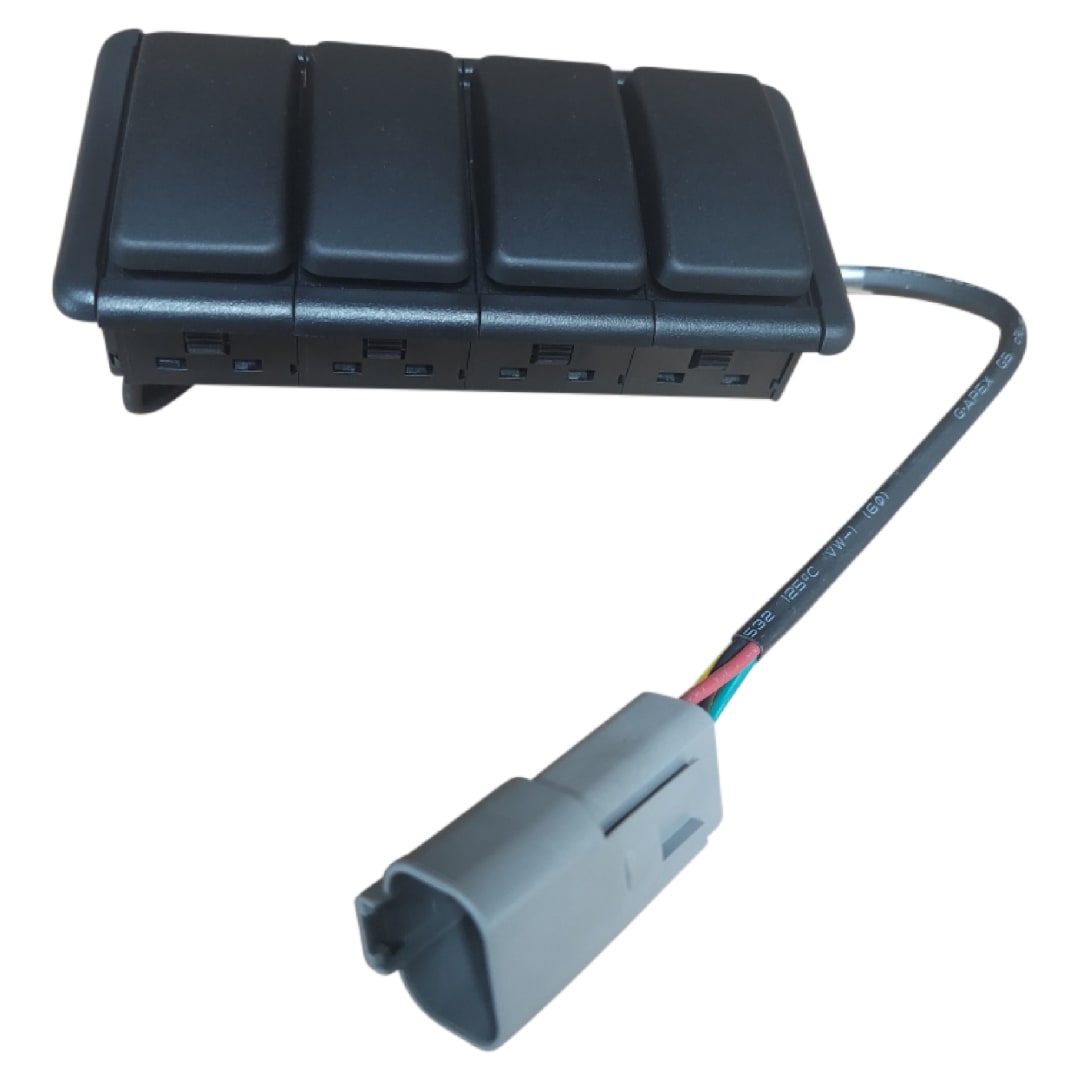 Wastebuilt® Replacement for Curbtender Switch Assembly,4 Can Rocker,CT