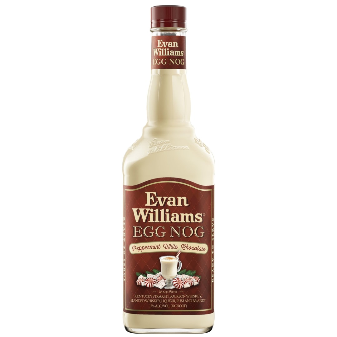 Evan Williams Peppermint White Chocolate Egg Nog