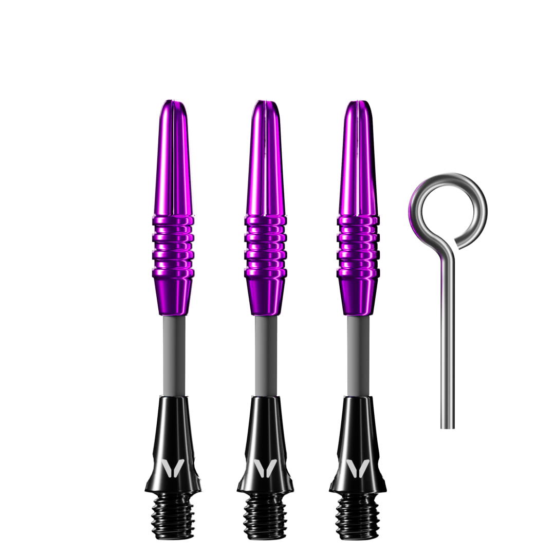 Viper Carbon Fiber Dart Shafts | Short | Purple