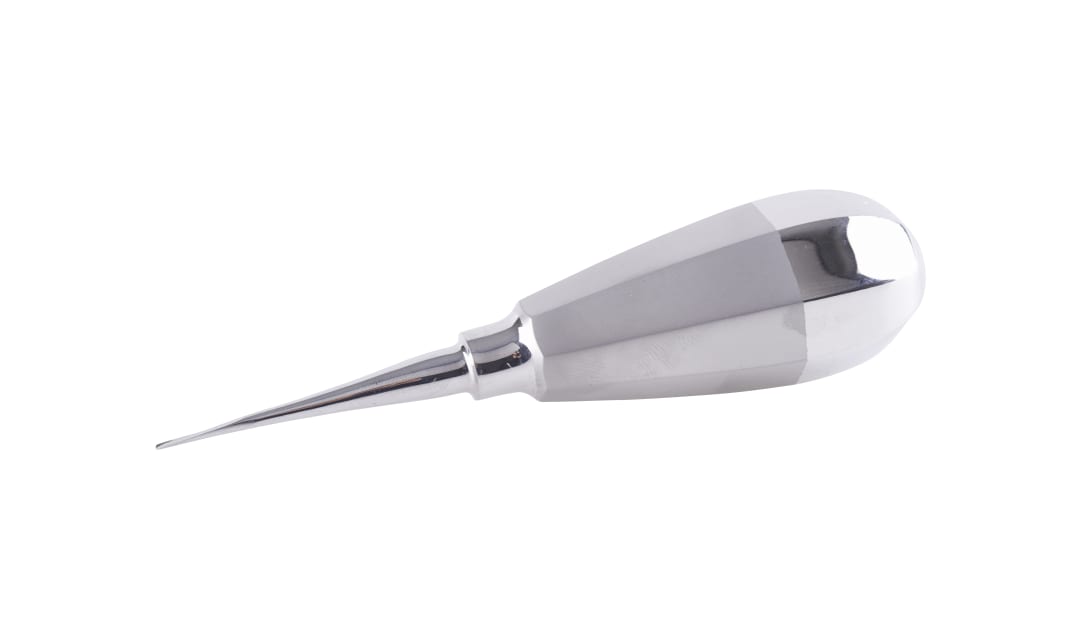 KRUUSE Dental Luxator with Stubby Handle, 2mm