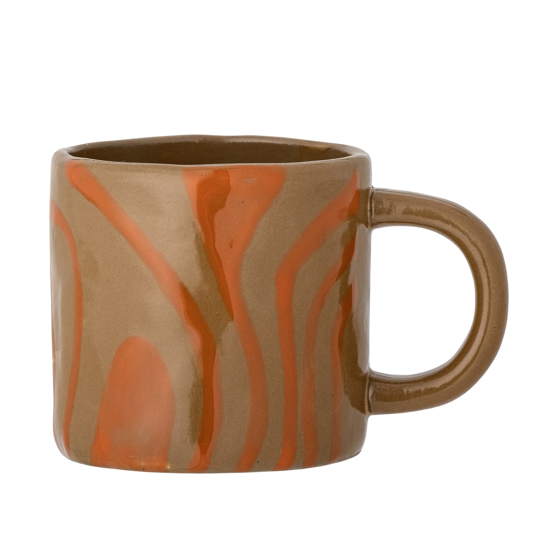 82060492 - Ninka Cup, Orange, Stoneware STOCK: 49