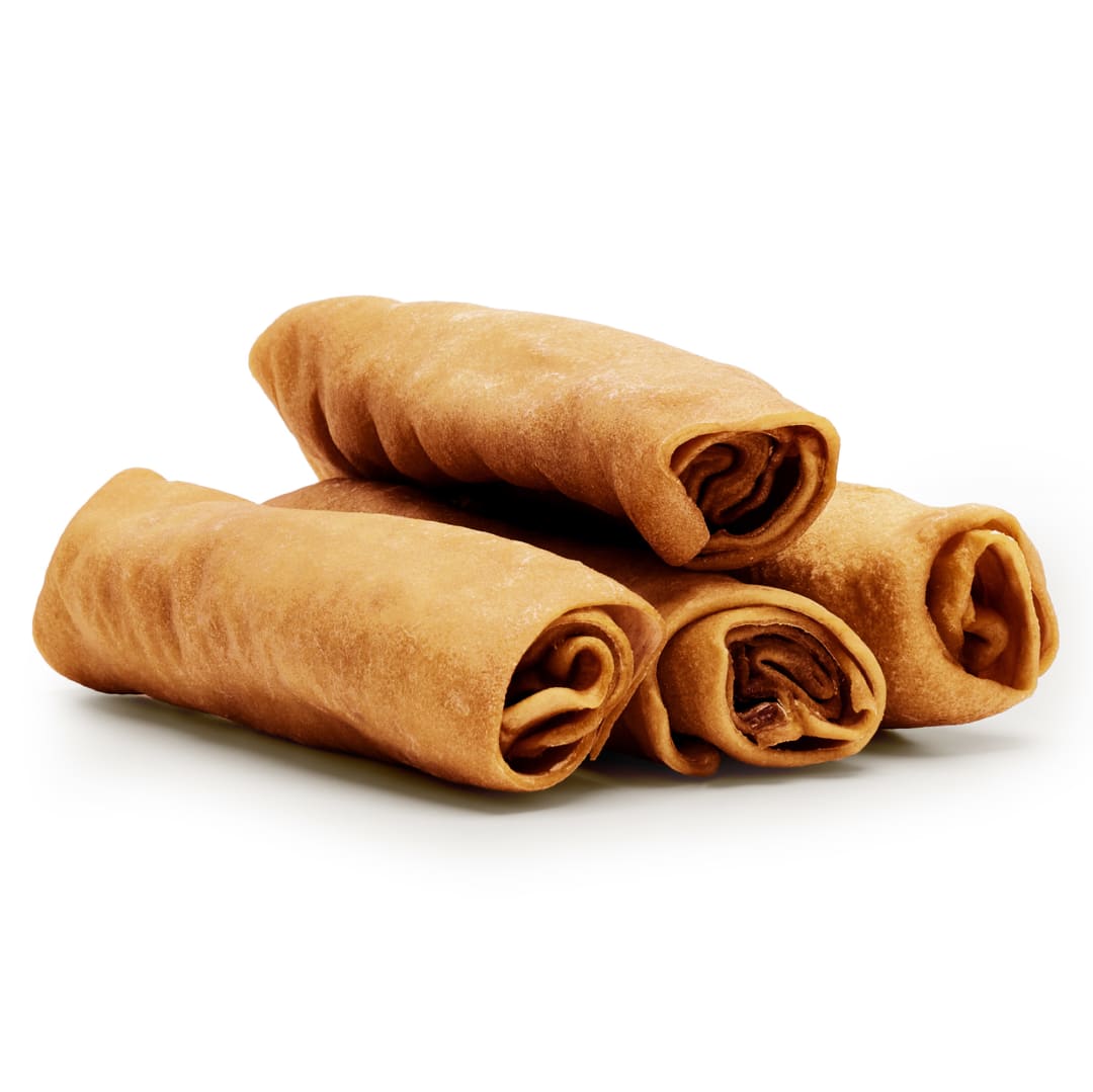 Treatly 100% USA Made Collagen Rolls Dog Chew Treats, Chicken Marinade, 4 Pack