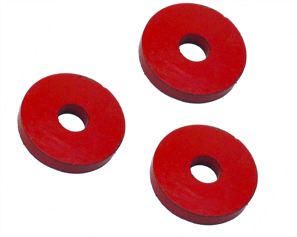 MAGNET, RING, PLSTC RED N. POLE, BLUE S 30 MM PK/1