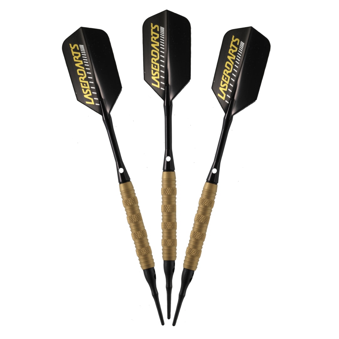 Laserdarts Golden Eagles 90% Tungsten Soft Tip Darts 16 Grams