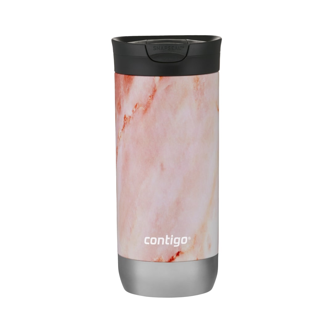 Contigo®Huron 2.0 Taza de Viaje de Acero Inoxidable con Tapa SNAPSEAL, 20 oz, Ros