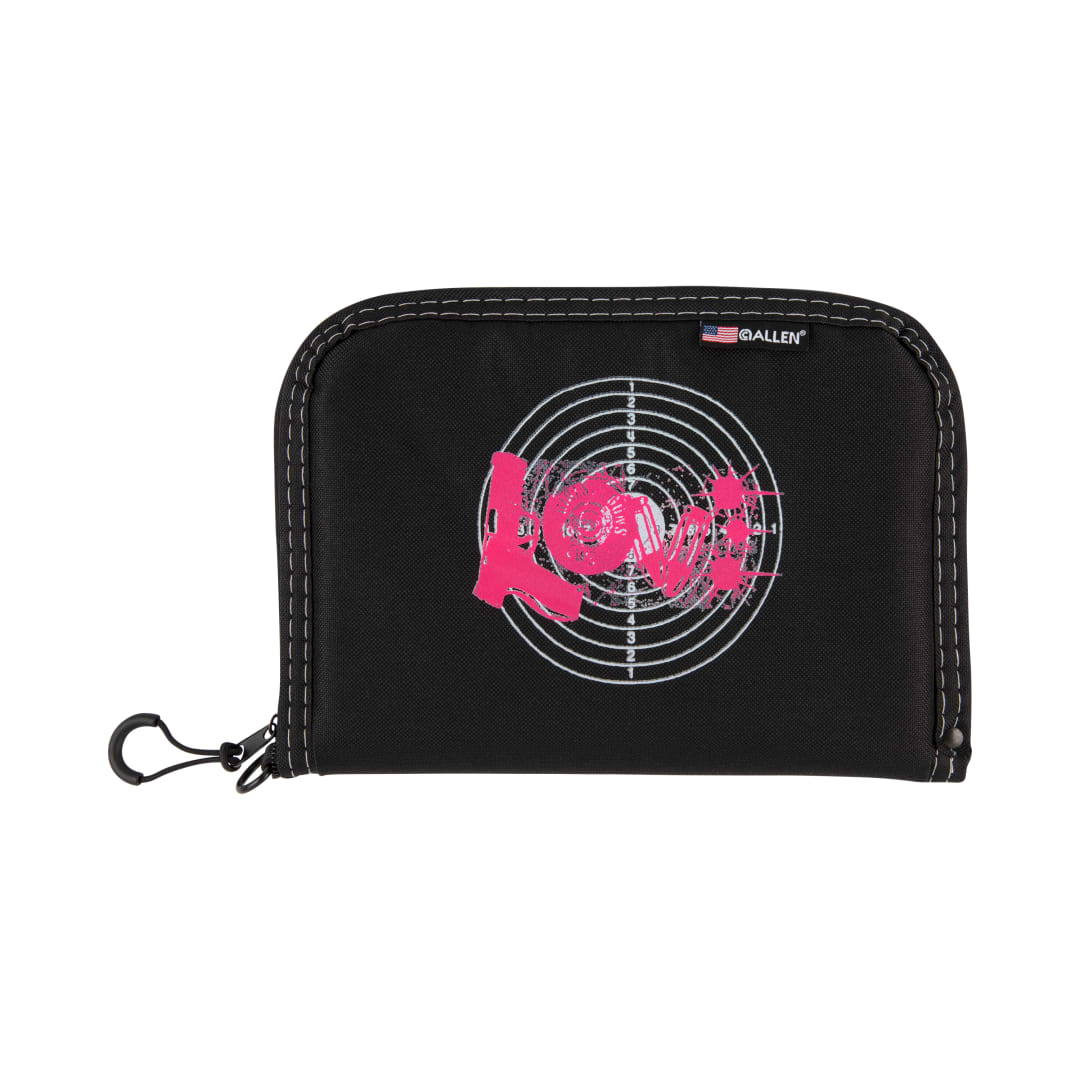Girls With Guns® Lockable LOVE 10" Handgun Case