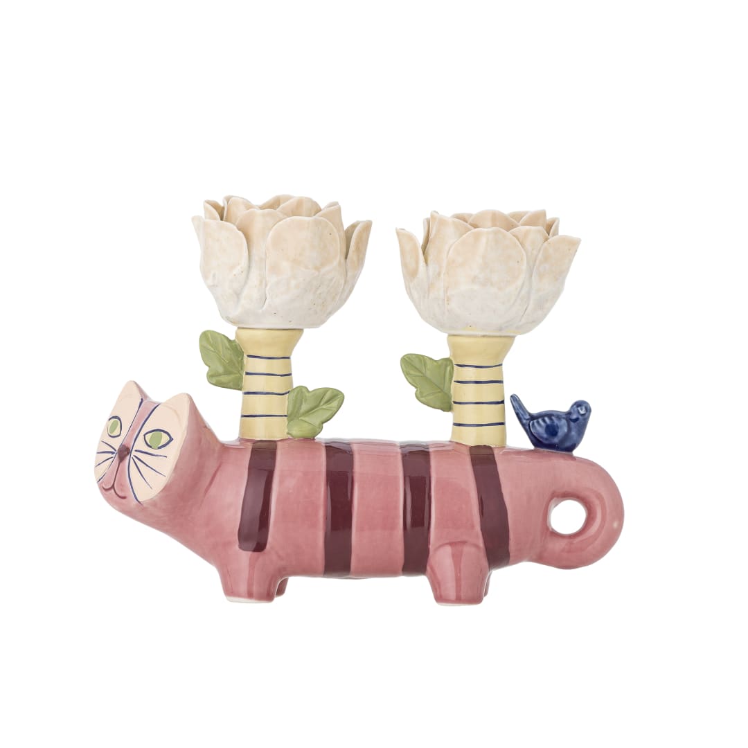 82062958 - Missy Candle Holder, Multi, Stoneware STOCK: 300