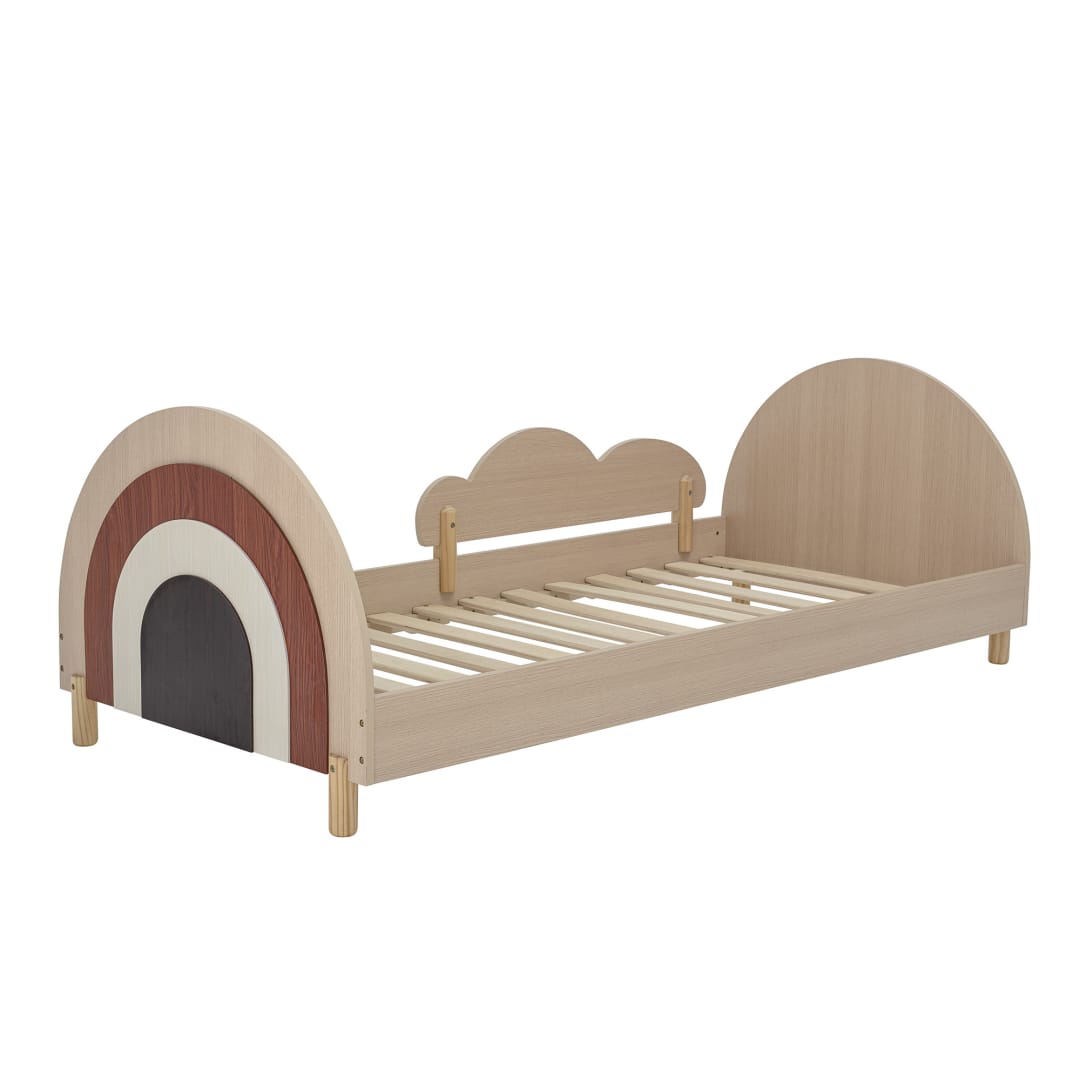 82051112 - Charli Bed, Brown, MDF STOCK: 135