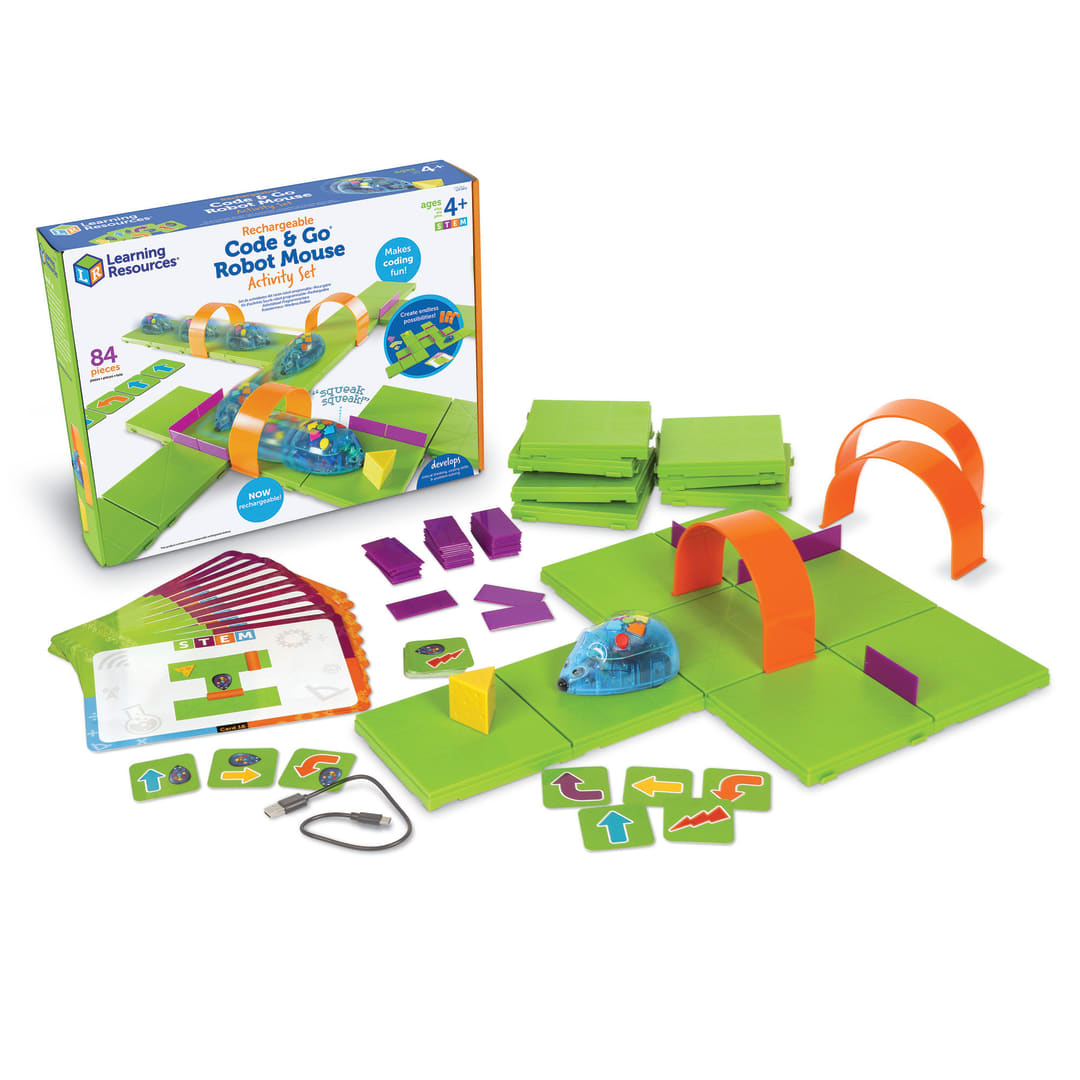 Code & Go® Robot Mouse Activity Set, Rechargeable