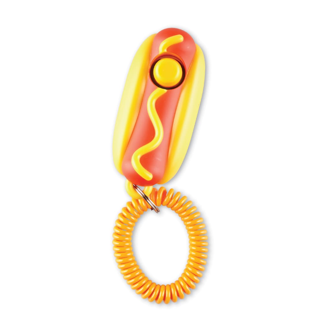 BRIGHTKINS TRAINING CLICKER: HOT DOG