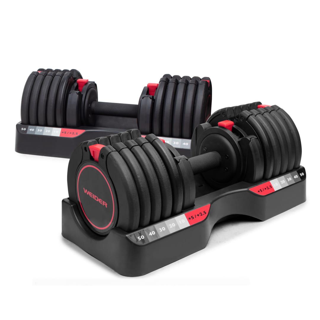 55 Lb. Select-A-Weight Adjustable Dumbbells