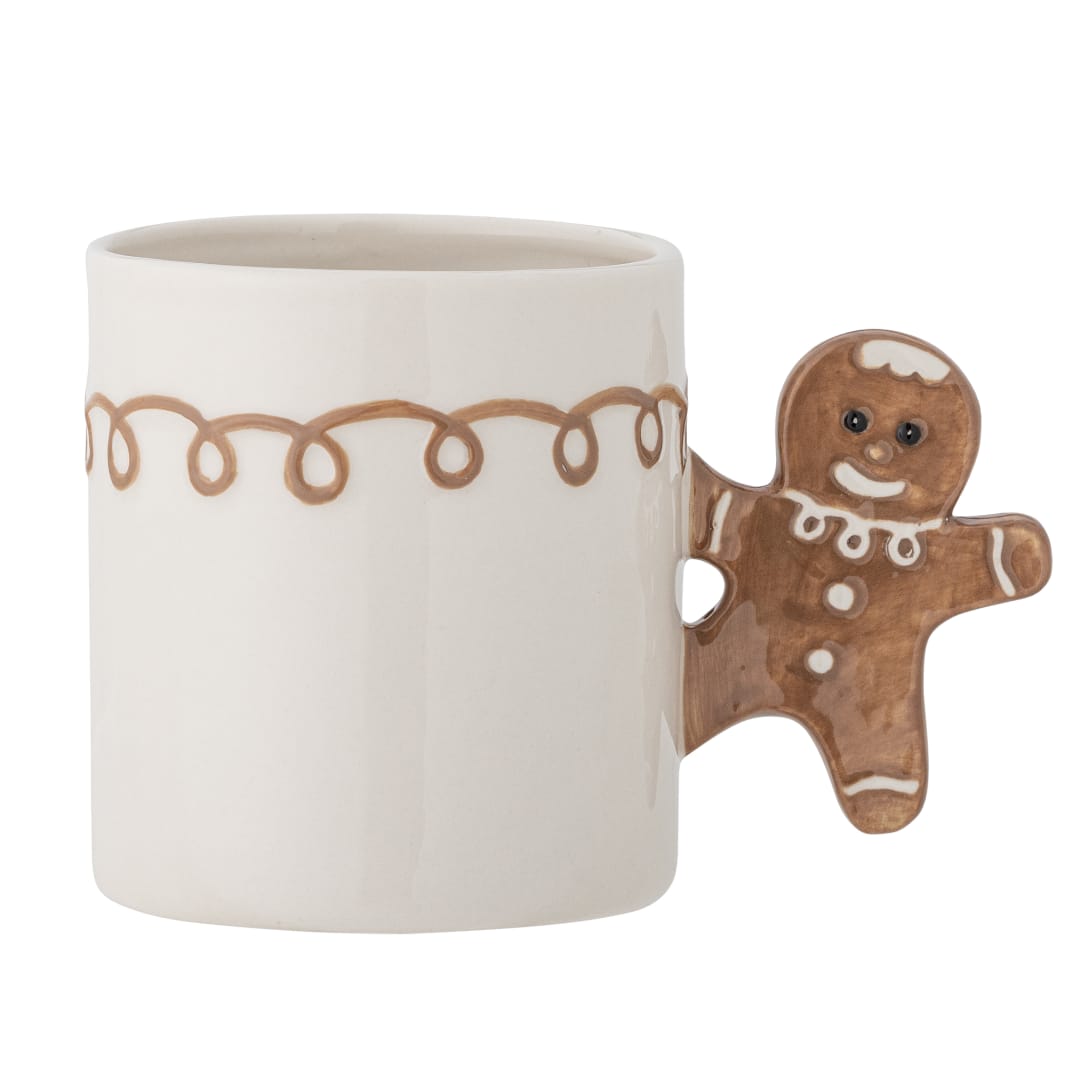 82061086 - Ginnie Mug, Brown, Stoneware STOCK: 33