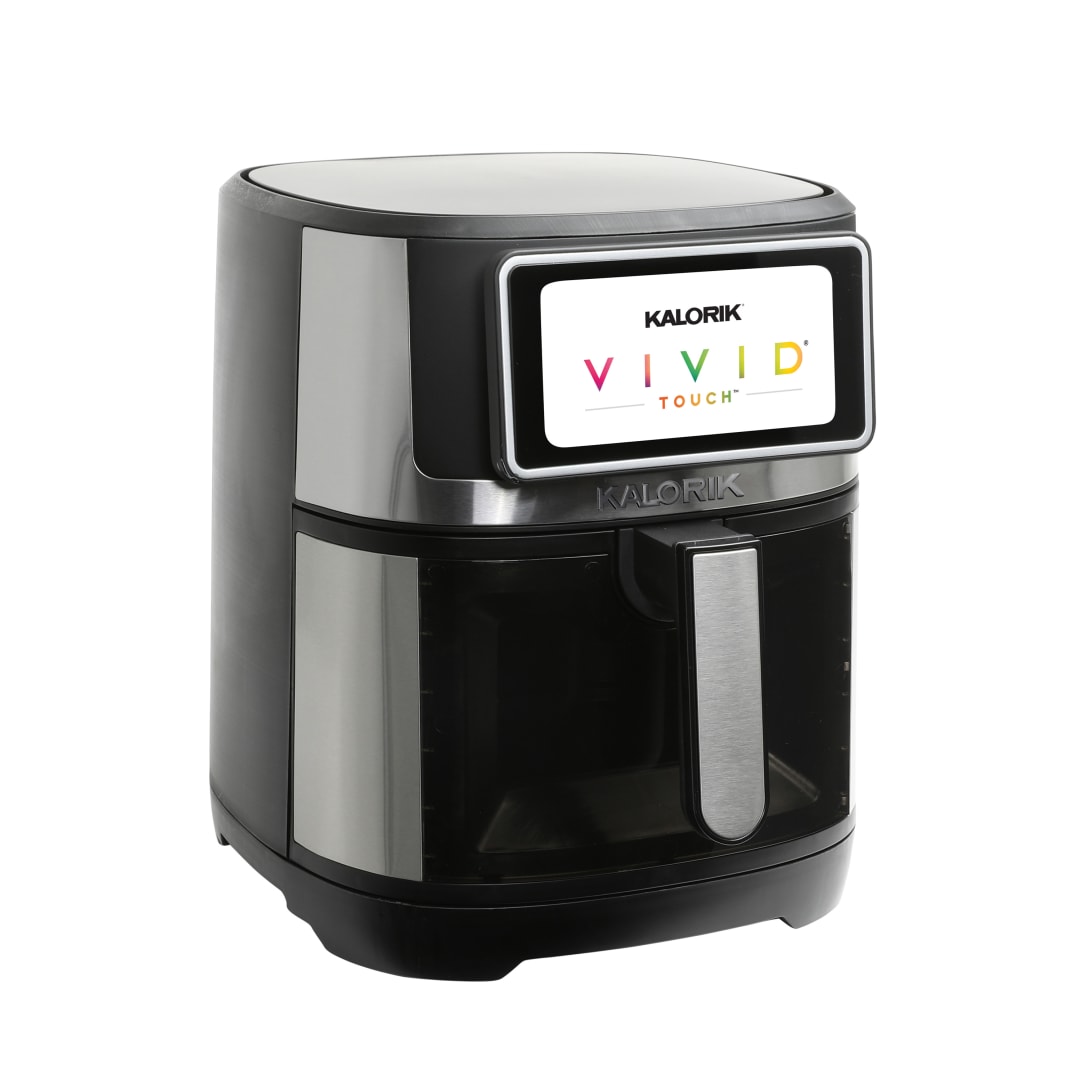 Kalorik  VIVID TOUCH 7 Quart High-Resolution Touchscreen Air Fryer with Window, in Stainless-Steel (AFKA7QTFT2WSS13)