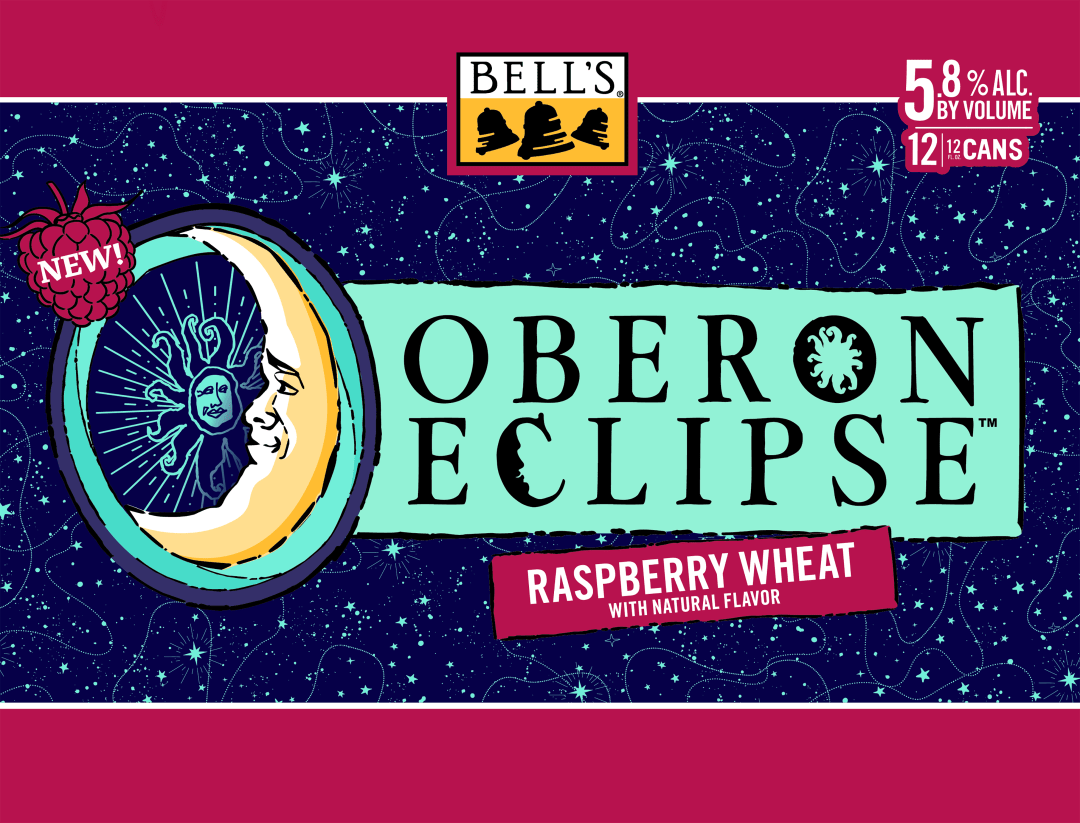 Oberon Eclipse Raspberry Wheat Ale Beer, 12 Pack, 12 fl oz Cans