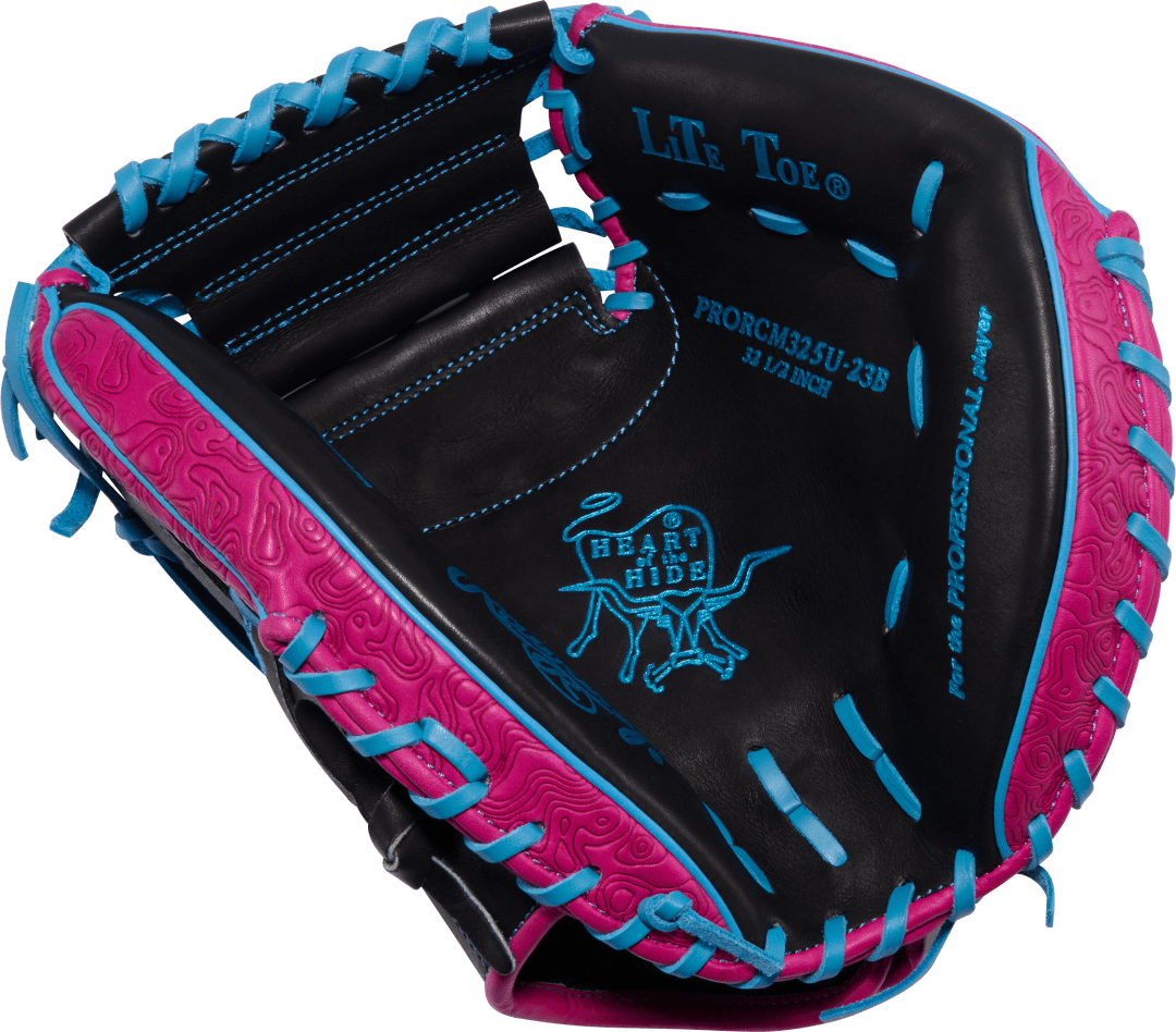 RAWLINGS "HEART OF THE HIDE" SERIES CATCHERS MITT CONTOUR FIT BASEBALL GLOVE 32.5" RHT