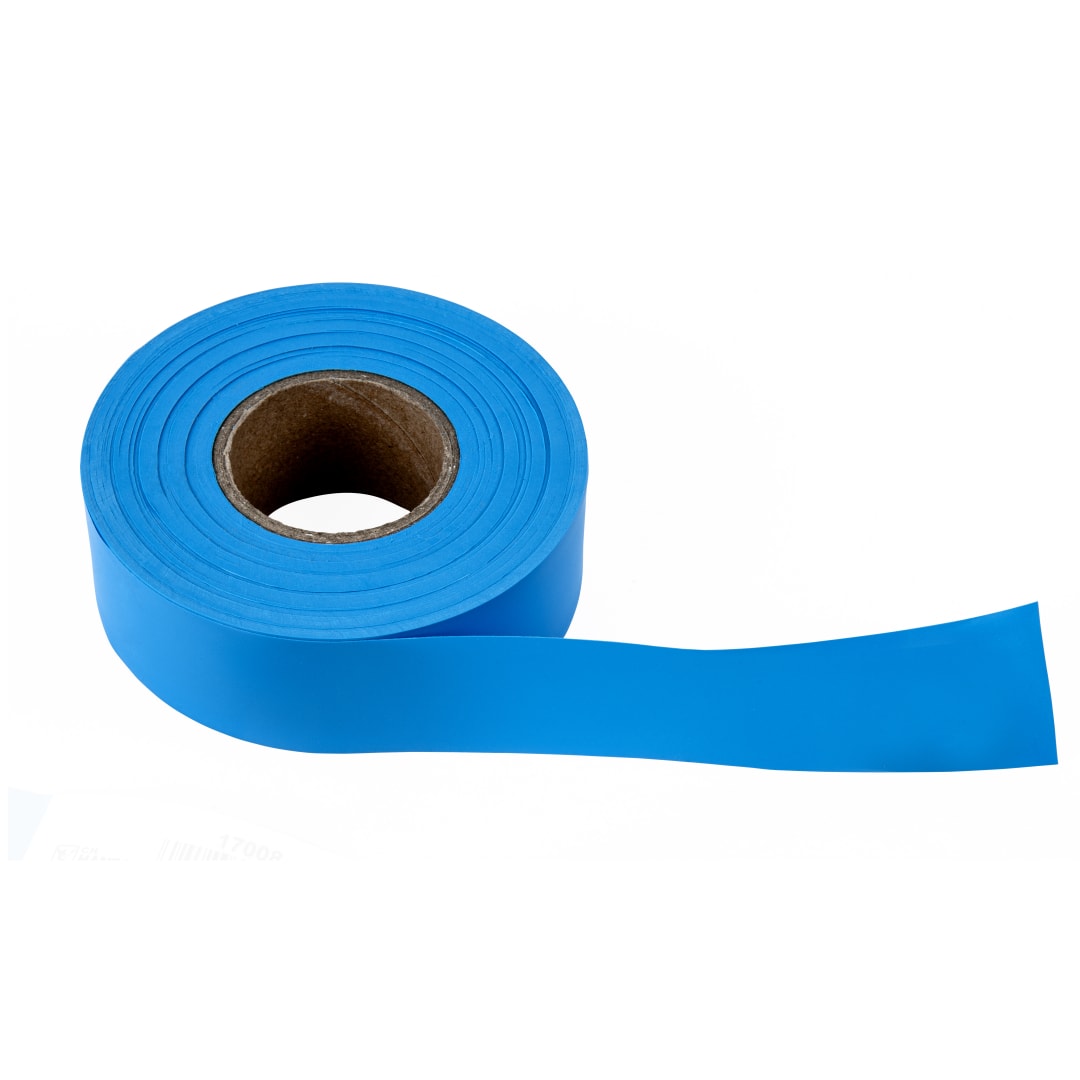 SubZero Flag Tape-150'x1-3/16"x5Mil Blue Fluorescent