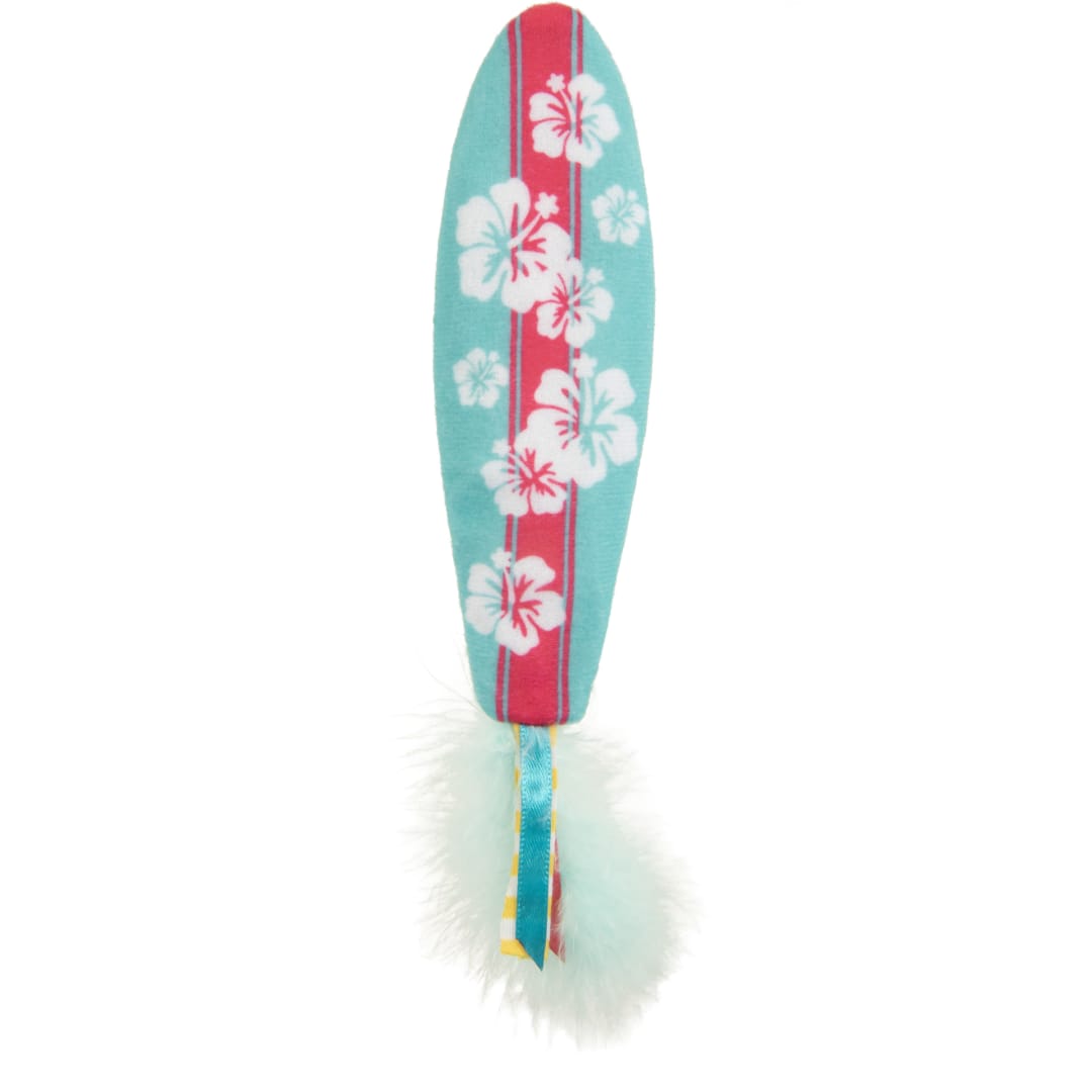 SmartyKat Silly Surfboard Pool Party Crinkle Plush Catnip Cat Toy